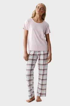 Женская пижама (футболка, брюки) Разноцветный M Atlantic NLP-513