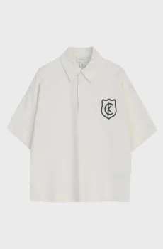 Женское белое поло SS RUGBY JERSEY Белый XS Calvin Klein Jeans LV047B209G