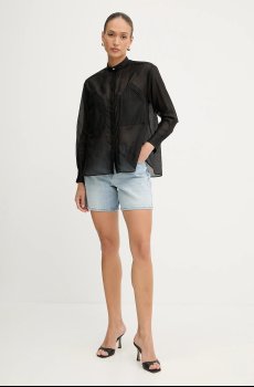 Рубашка с примесью шёлка Pinko