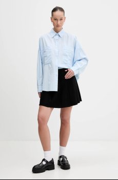 Хлопковая рубашка Hugo Blue Edafnena_B