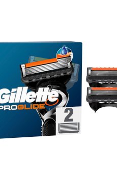 Сменные картриджи для бритья мужские (лезвия) Gillette Fusion ProGlide, 2 шт