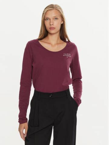Tommy Hilfiger Блузка UW0UW05224 Фіолетовий Regular Fit