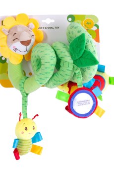 Детская мягкая игрушка-спираль Baby Team от 4 месяцев, 22.5*27*10 см (8580)