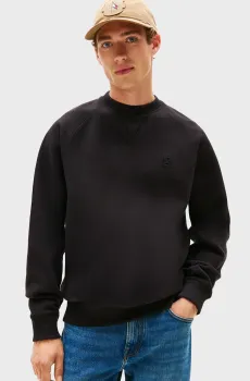 Мужской черный свитшот MONOGRAM IMD Черный XL Tommy Hilfiger MW0MW39397