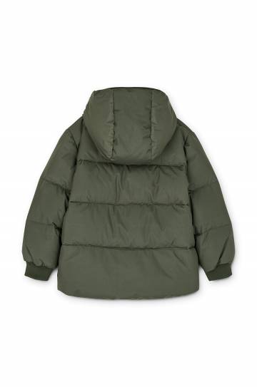 Детская куртка Liewood цвет зелёный