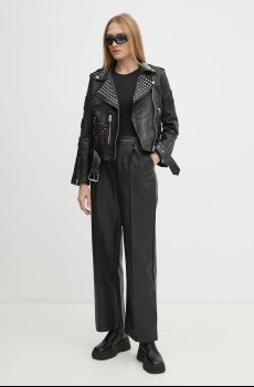 Кожаная куртка AllSaints COLLEGE