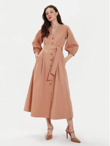 TWINSET Сукня-сорочка 241TT2051 Оранжевий Loose Fit TWINSET Сукня-сорочка 241TT2051 Оранжевий Loose Fit