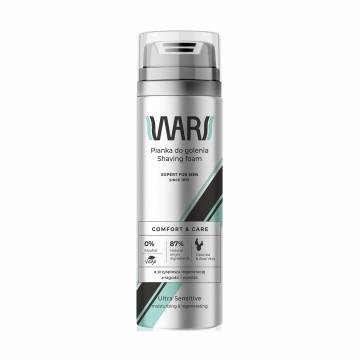 Мужская пена для бритья Wars Comfort & Care Shaving Foam, 200 мл Мужская пена для бритья Wars Comfort & Care Shaving Foam, 200 мл