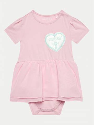 Guess Дитяче боді S4GG09 K6YW0 Рожевий Regular Fit Guess Дитяче боді S4GG09 K6YW0 Рожевий Regular Fit