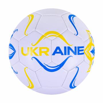 Мяч футбольный Shantou Jinxing Ukraine No 5, от 3 лет, 420 г (FU2585) Мяч футбольный Shantou Jinxing Ukraine No 5, от 3 лет, 420 г (FU2585)