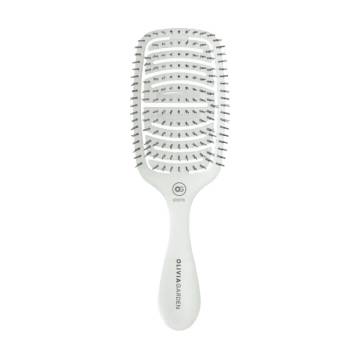 Щетка для волос Olivia Garden Essential Care Hair Memory Flex Hair Bristles, размер Fine, Ice White, 1 шт Щетка для волос Olivia Garden Essential Care Hair Memory Flex Hair Bristles, размер Fine, Ice White, 1 шт