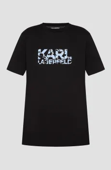 Мужская черная футболка Черный L Karl Lagerfeld 552224.755042;990