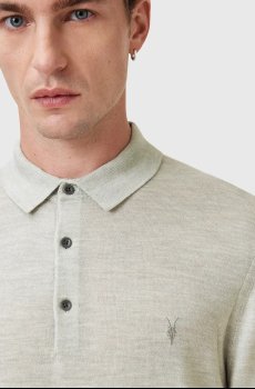 Шерстяное поло AllSaints MODE
