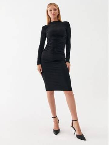 Silvian Heach Коктейльна сукня GPA23186VE Чорний Regular Fit Silvian Heach Коктейльна сукня GPA23186VE Чорний Regular Fit