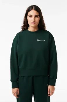 Женская зеленая толстовка Зеленый 36 Lacoste SF7261YZP