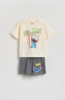 Reserved - BABIES` T-SHIRT & SHORTS - темно-сірий - 698HN-90X