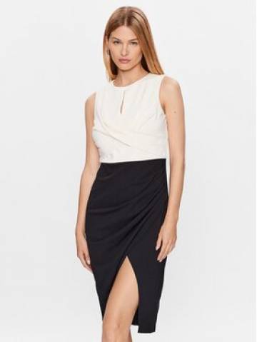 DKNY Коктейльна сукня DD3E1963 Écru Regular Fit DKNY Коктейльна сукня DD3E1963 Écru Regular Fit