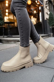 Черевики - нюдовий