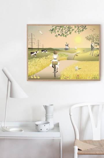 Vissevasse Плакат A Fine Day 30x40 cm Vissevasse Плакат A Fine Day 30x40 cm