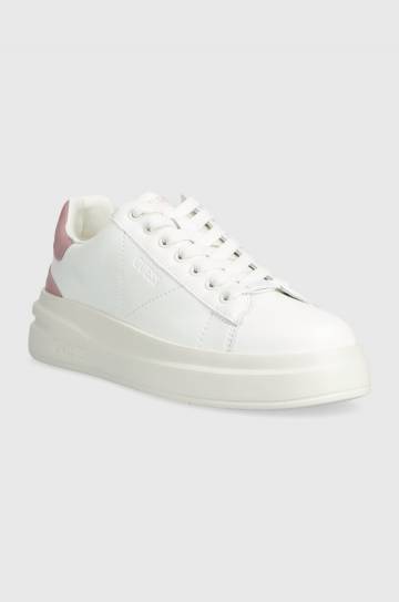 Кроссовки Guess ELBINA цвет белый FLJELB LEA12 Кроссовки Guess ELBINA цвет белый FLJELB LEA12