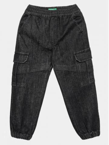 United Colors Of Benetton Joggery 4EJVCF024 Чорний Relaxed Fit United Colors Of Benetton Joggery 4EJVCF024 Чорний Relaxed Fit