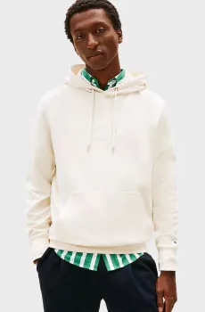 Мужское белое худи REVERSED TERRY Белый M Tommy Hilfiger MW0MW41756