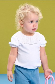 Бавовняна футболка - білий