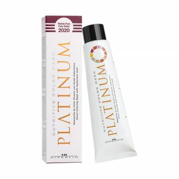 Тонирующая маска для волос Hipertin Platinum Nutritive Color Mask с гиалуроновой кислотой, 2020 Pure Violet, 100 мл Тонирующая маска для волос Hipertin Platinum Nutritive Color Mask с гиалуроновой кислотой, 2020 Pure Violet, 100 мл