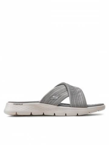 Skechers Шльопанці Go Walk Flex Sandal-Impressed 141420/GRY Сірий Skechers Шльопанці Go Walk Flex Sandal-Impressed 141420/GRY Сірий
