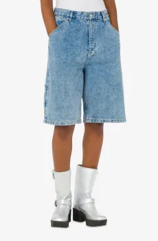 Женские голубые джинсовые шорты Голубой M Moschino A0302.3236;1295