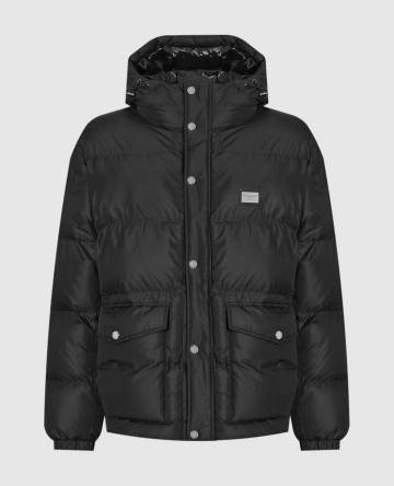 Черная куртка с логотипом Черная куртка с логотипом