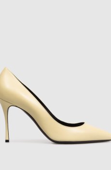 Желтые кожаные туфли Godiva