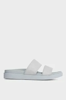 Женские серые слайдеры FLAT SLIDE Серый 39 Calvin Klein HW0HW02486
