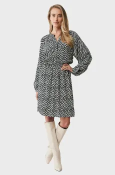 Женское платье с узором Разноцветный XS Mexx MF006302641W