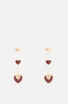 Reserved - EARRINGS - буряковий - 831KS-83X