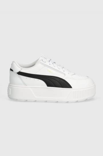 Кожаные кроссовки Puma Karmen Rebelle цвет белый Кожаные кроссовки Puma Karmen Rebelle цвет белый