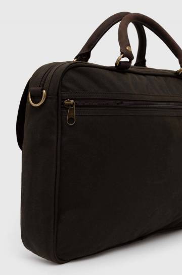 Сумка Barbour Wax Leather Briefcase цвет зелёный UBA0004 Сумка Barbour Wax Leather Briefcase цвет зелёный UBA0004
