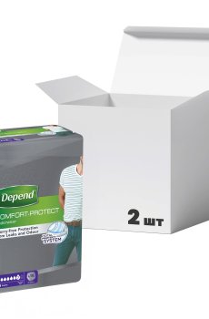 Упаковка впитывающего нижнего белья Depend для мужчин, размер L/XL, 9 шт * 2 шт