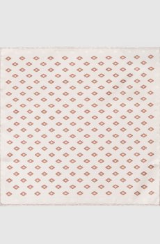 Двухсторонний платок-паше из шелка в узор