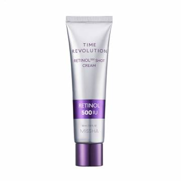 Крем для лица Missha Time Revolution Retinol 500 Shot Cream, 60 мл Крем для лица Missha Time Revolution Retinol 500 Shot Cream, 60 мл