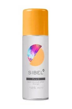 Цветной спрей для волос Sibel Hair Colour Spray Fluo Orange, 125 мл