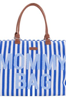 Сумка Childhome Mommy bag stripes electric blue (CWMBBSTBL)