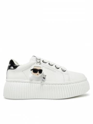 KARL LAGERFELD Снікерcи Kreeper Lo KL42376T Білий KARL LAGERFELD Снікерcи Kreeper Lo KL42376T Білий