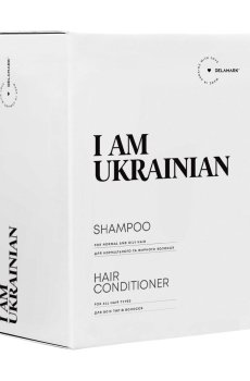 Уценка! Набор для волос Delamark I Am Ukrainian (шампунь, 500 мл + кондиционер, 500 мл)