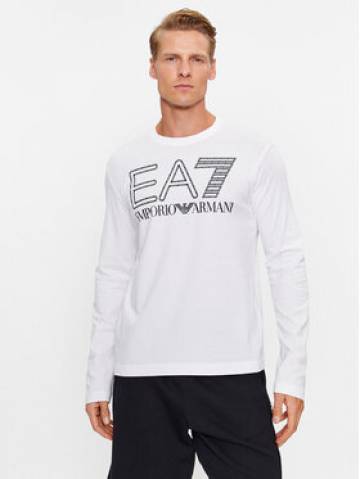 EA7 Emporio Armani Longsleeve 6RPT04 PJFFZ 1100 Білий Regular Fit EA7 Emporio Armani Longsleeve 6RPT04 PJFFZ 1100 Білий Regular Fit