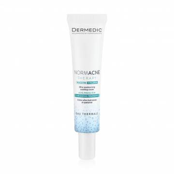 Ультраувлажняющий успокаивающий крем для лица Dermedic Normacne Ultra-Moustrising Soothing Cream для кожи склонной к акне, 40 мл