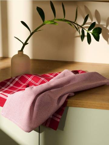 Серветки кухонні, 2 шт. - рожевий