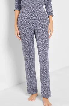 Женские синие брюки с узором VIKENTIA Синий XS Etam 6542658