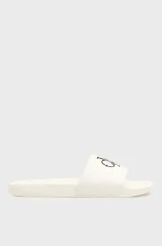 Мужские белые слайдеры Белый 43 Calvin Klein YM0YM01393