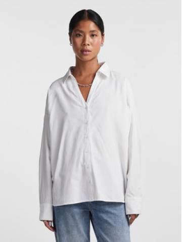 Pieces Сорочка 17143675 Білий Oversize Pieces Сорочка 17143675 Білий Oversize